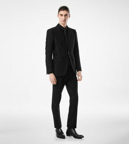 SEQUINS LIGHT BOUCLÈ PANT